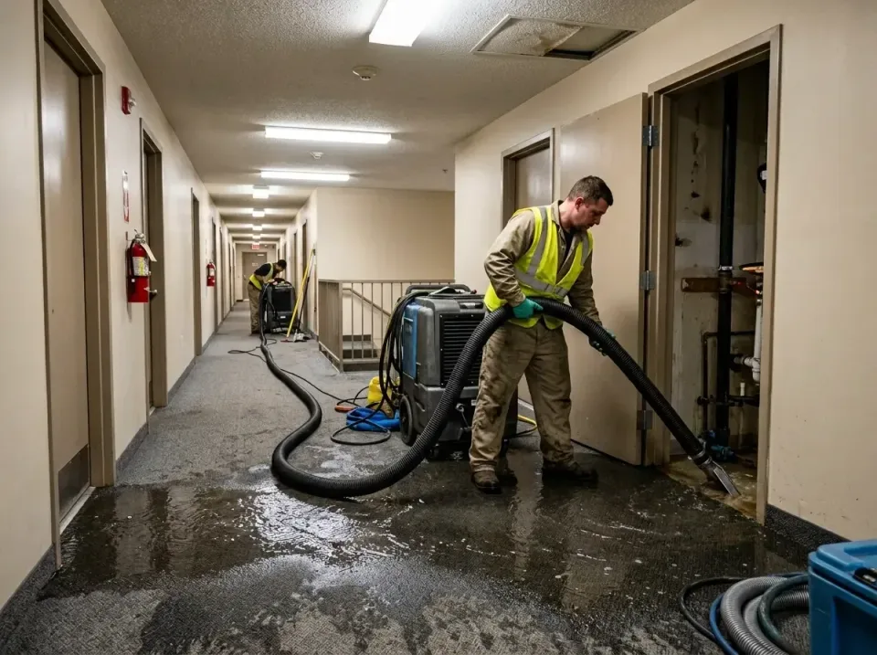 multi-unit-apartment-hallway-f-005 — frequently asked questions, Emergency Burst Pipe Water Extraction & Removal in Croswell…